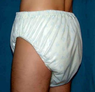 XL Nursery Print Waterproof Diaper Nappy Adult Baby Plastic Pants Full