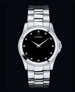 Movado Watch, Mens Swiss Stainless Steel Bracelet 38mm 0605962