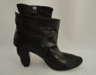 BN Marsell Black Leather Ankle Boots Shoes UK5 EU38, RRP 690GBP, save