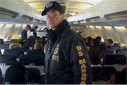 US Marshal on a JPATS flight.