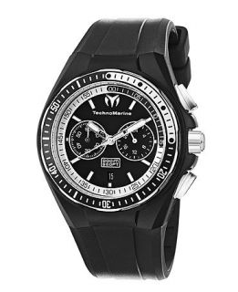 TechnoMarine Watch, Swiss Chronograph Cruise Sport 40mm Black and