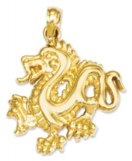 14k Gold Charm, Chinese Good Luck Charm