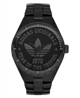 adidas Watch, Black Nylon Plastic Bracelet 44mm ADH2707