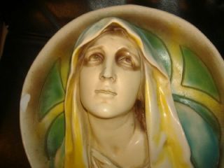 12 Holy Virgin Mary Madonna 3 D Reliquary Wall Plaque