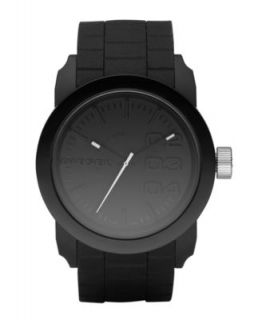 Diesel Watch, Black Silicone Strap 46mm DZ1446   All Watches   Jewelry