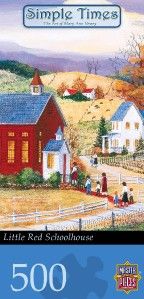 Simple Times Jigsaw Puzzle Little Red Schoolhouse