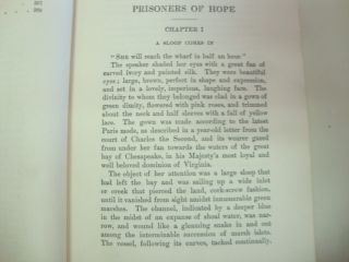 Prisoners of Hope 1898 Mary Johnston Romance