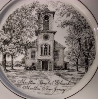 1955 Plate Marlton Baptist Church Marlton NJ Burlington