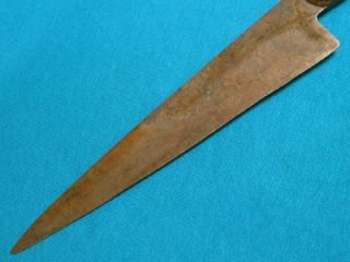 Antique Mase Grind Carbon Steel Chefs Butcher Knife Knives Carving