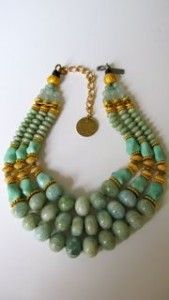 Masha Archer 3 Strand Turquoise Necklace A Buy