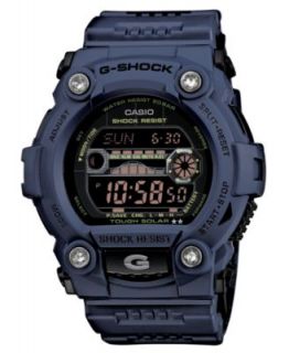 Shock Watch, Mens Digital Navy Blue Resin Strap 55x53mm GR8900NV 2