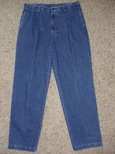 0224 Dockers Size 38 34 Blue Jeans 38x34 Pleated Pants