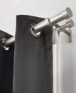 Umbra Window Hardware, Umbra Diverge Double Curtain Rods   Bed in a