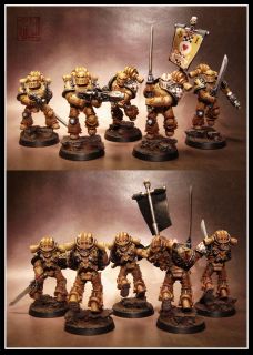 Master Class Painted Blood Angels Lamenters Army