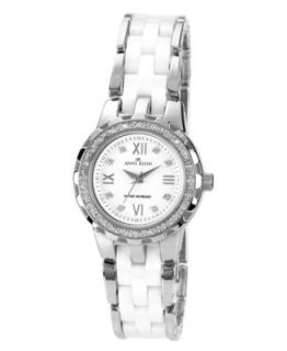 Anne Klein Watch, Womens White Ceramic Bracelet 10 9417WTWT   Womens