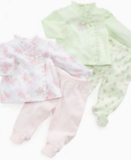 First Impressions Baby Set, Baby Girls 3 Piece Shirt and Pant Set