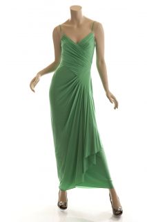 BCBG Max Azria Green Asymmetrical Formal Gown Size M