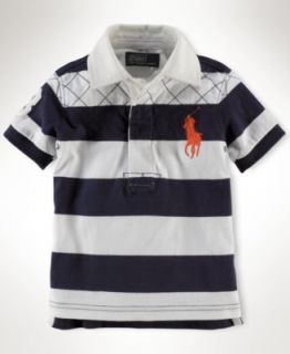 Ralph Lauren Baby Shirt, Baby Boys Stripe Rugby Polo Shirt