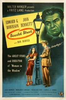 Scarlet Street 45 Edward G Robinson Film Noir 1SHT