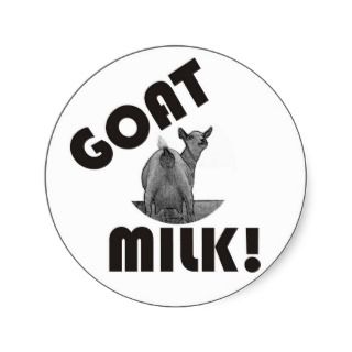 GOATS MILK   ITS THE OTHER DAIRY STICKERS