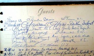 Maureen OHara Charles F Blair Autograph Signatures