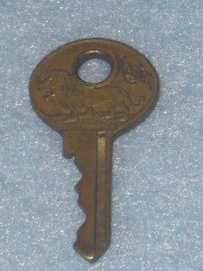 Vintage Master Lock Co Brass Lion Key Padlock Set 120