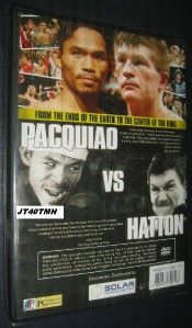 Manny Pacquiao vs Hatton The Battle of East DVD Boxing
