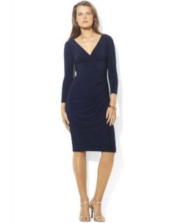 Lauren by Ralph Lauren Petite Dress, Long Sleeve Empire Waist Faux