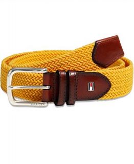 Tommy Hilfiger Belt, 35MM Casual Stretch Elastic Braid Belt