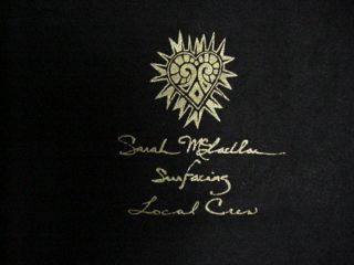 Sarah McLachlan Surfacing 1997 Local Crew XL Black T Shirt