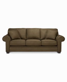 Raja Fabric Microfiber Sofa, 94W x 38D x 37H   furniture