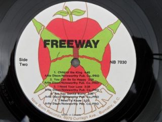Freeway LP 1981 RARE Private New Born Xian Modern Soul Funk w Inserts