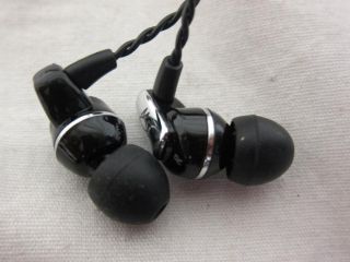 MEElectronics A151 BK Balanced Armature in Ear Headphones Black Chrome