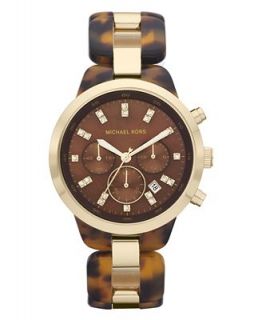 Michael Kors Watch, Womens Chronograph Showstopper Gold tone