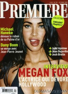 Megan Fox Premiere Magazine October 2009 Twilight Postr