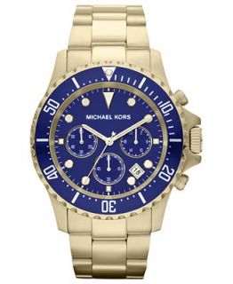 Michael Kors Watch, Mens Chronograph Everest Gold Tone Stainless