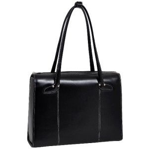 McKlein Wenonah Ladies 15 4 Leather Laptop Briefcase w Series Black