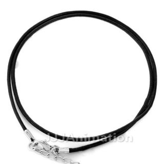 Classic Mens Genuine Leather Cord Necklace 11 29 VJ760