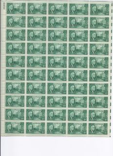 Lot of 13 Mint Stamp Sheets Roosevelt  Veterans  GAR, more, 1945 1951