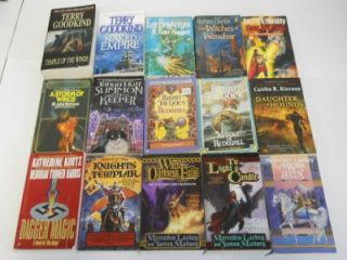 Fantasy Science Fiction Paperback Books ~Terry Brooks ~Mercedes Lackey