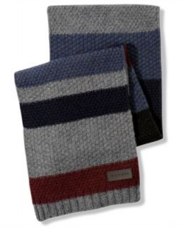 Tommy Hilfiger Beanie and Scarf, Cable Tipped Beanie and Patchwork