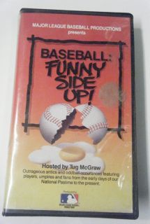 FUNNY SIDE UP ~ VHS   Hosted by Tug McGraw! Narrated by Mel Allen! OOP