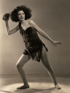 1929 Merna Kennedy Pin Up Photograph Flapper Cavegirl Risque Early