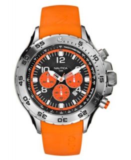 Nautica Watch, Mens White Polyurethane Strap N15567G   All Watches