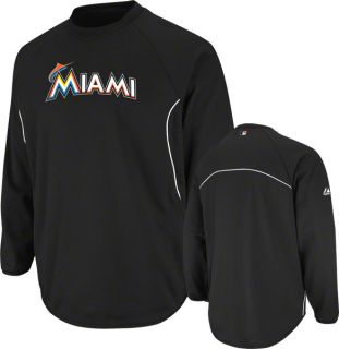 Miami Marlins Black Therma Base™ Tech Fleece