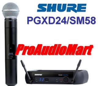 PGXD24/SM58 Digital Wireless Microphone wireless mic 