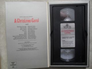Christmas Carol VHS Reginald Owen 1938 Big Box 
