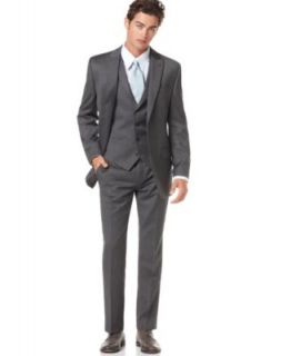 Tommy Hilfiger Suit Separates, Grey Stripe Slim Fit   Mens Suits