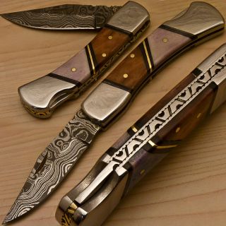 THIS KNIFE IS A BEAUTIFUL ELEGANT WORK OF ART. 100% HAND MADE MICHELLE