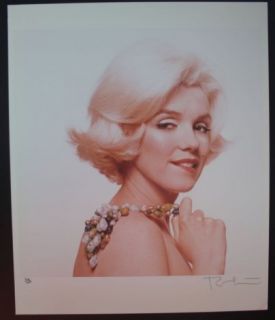 original handsignierter und nummerierter C Print von Marilyn Monroe